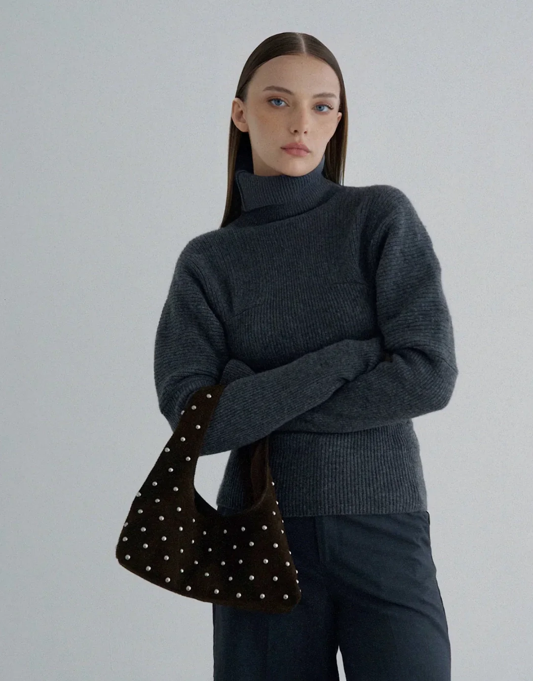 Sora Bag - Chocolate Suede - Image 4