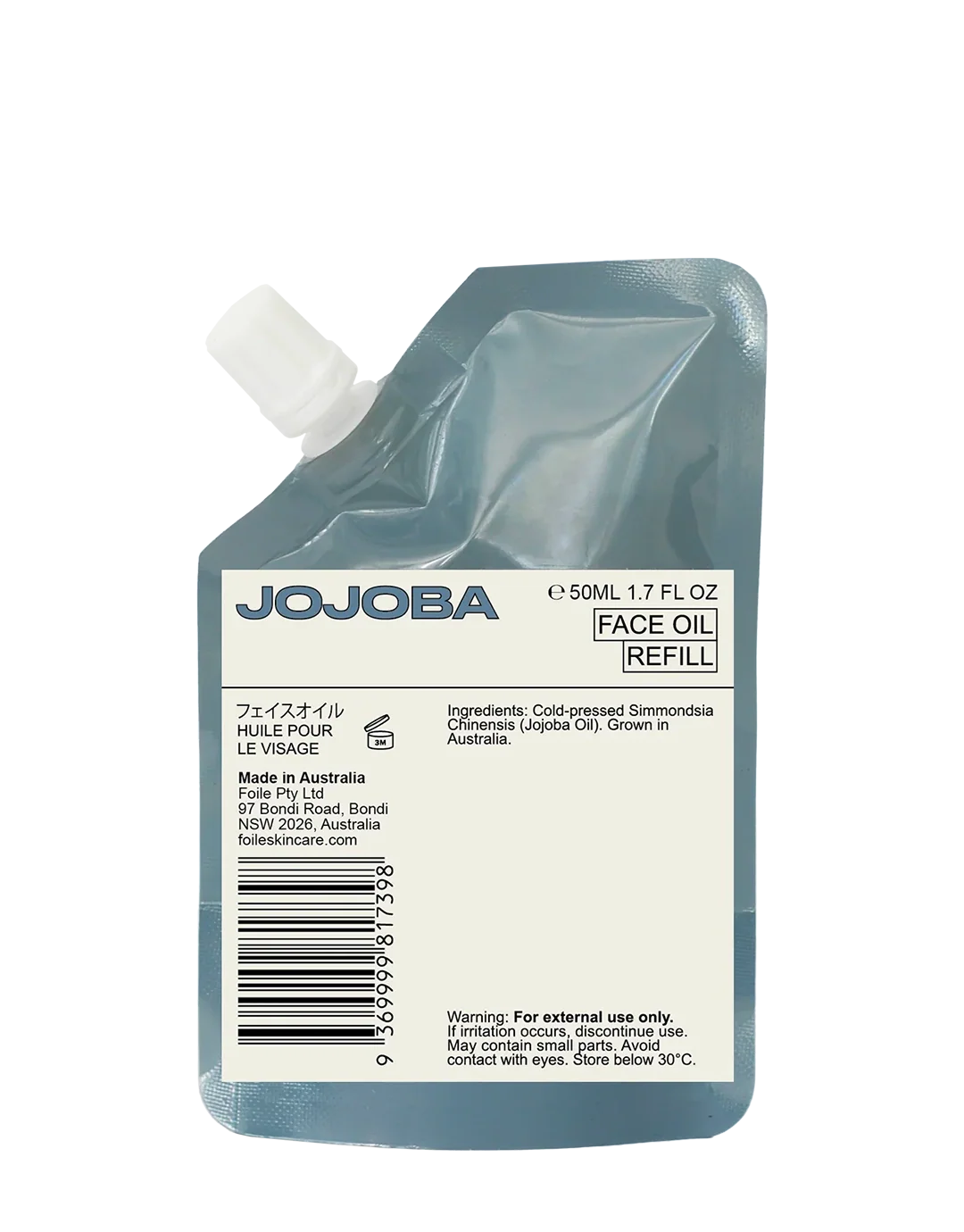 Jojoba Face Oil Refill 50ml - Blue