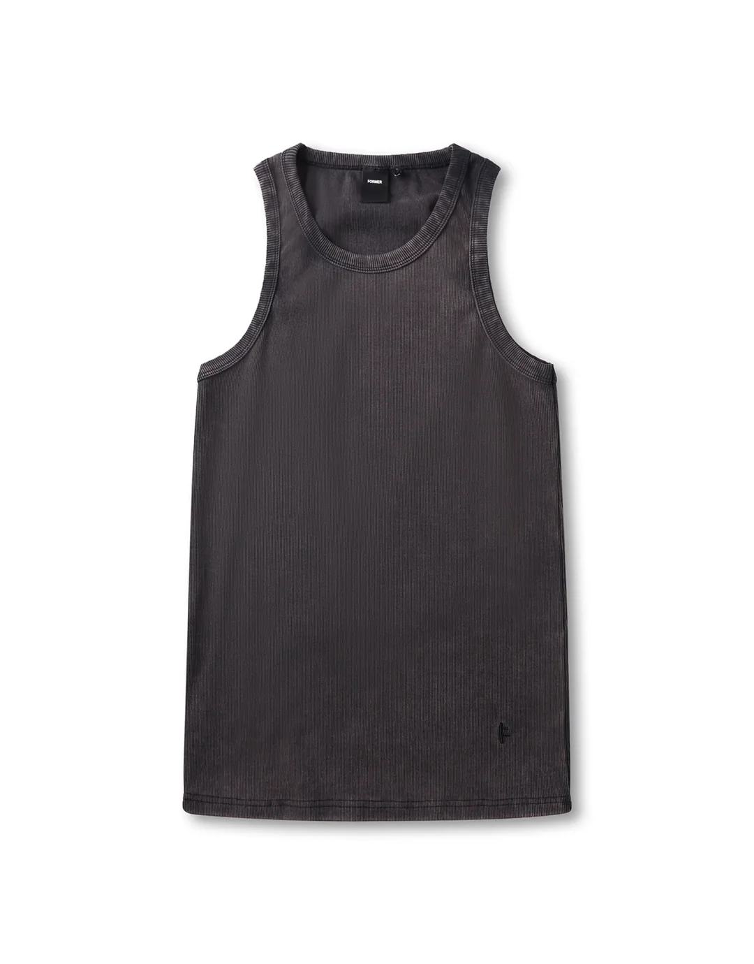 Acid Rib Singlet - Washed Black - Image 5