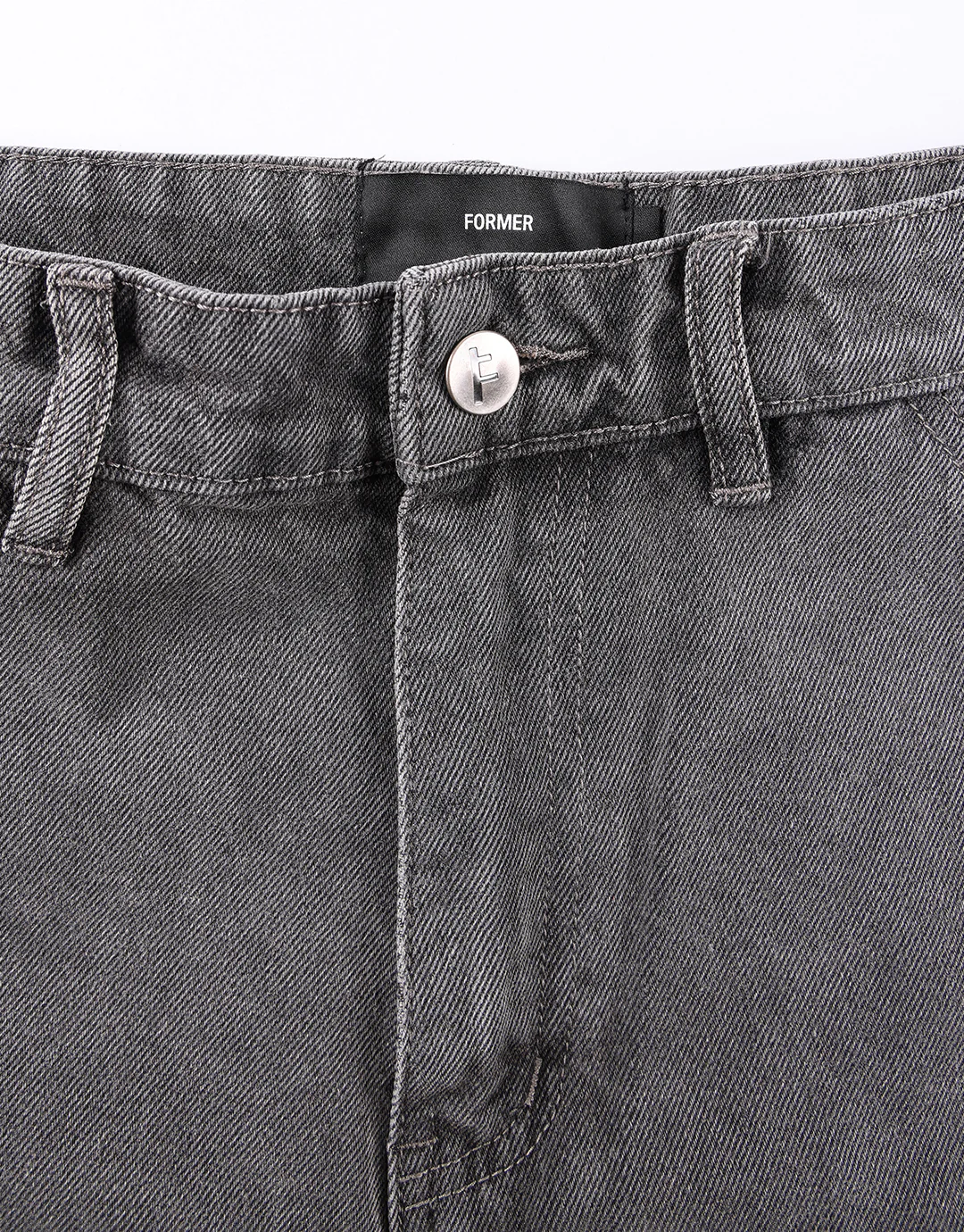Distend VT Denim 20.5" Carpenter Shorts - Washed Grey - Image 4