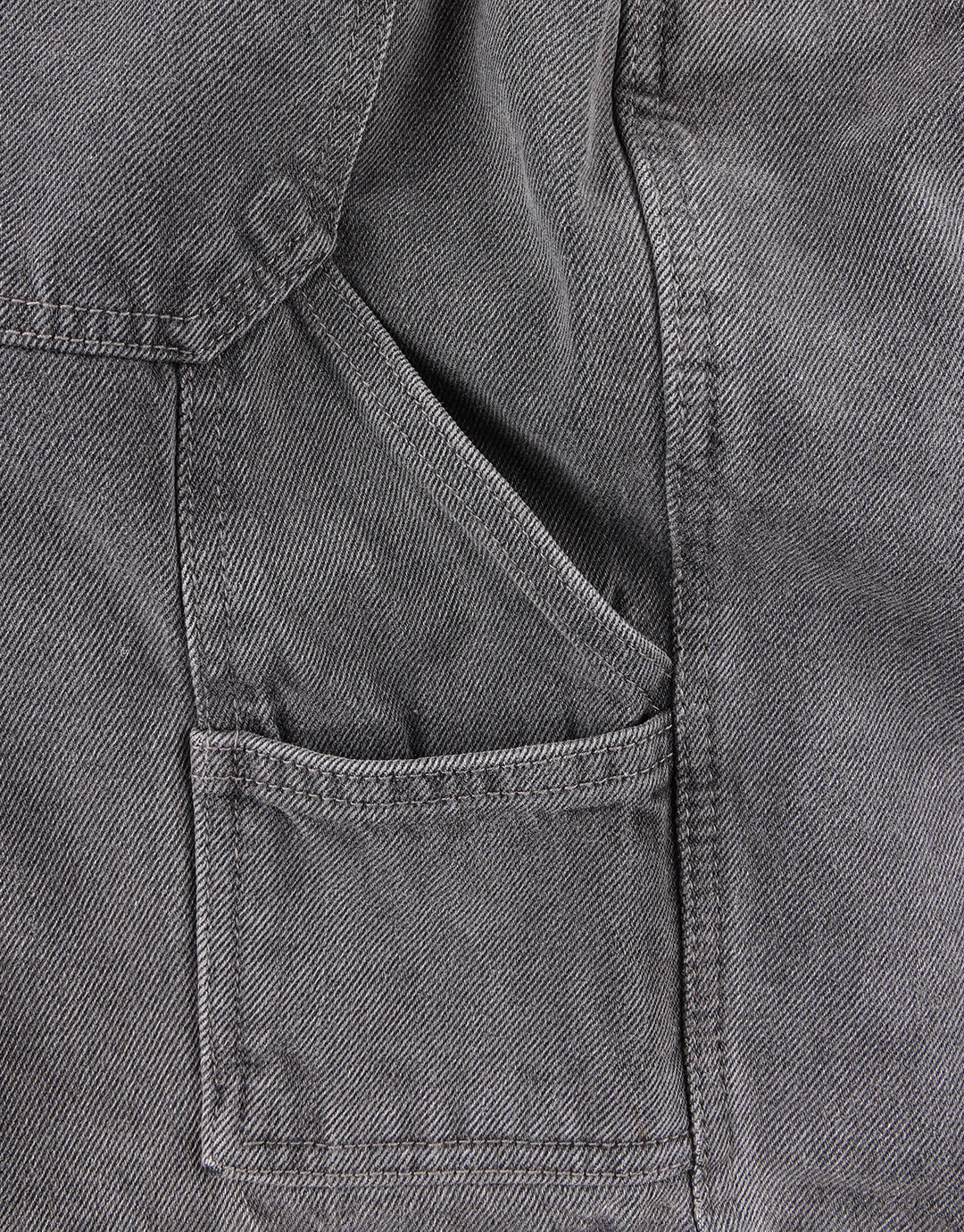 Distend VT Denim 20.5" Carpenter Shorts - Washed Grey - Image 6