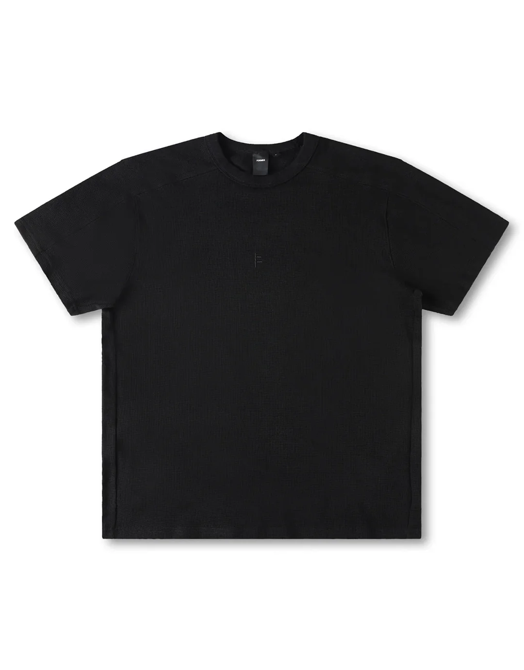 Franchise Waffle Short Sleeve T-Shirt - Black - Image 7