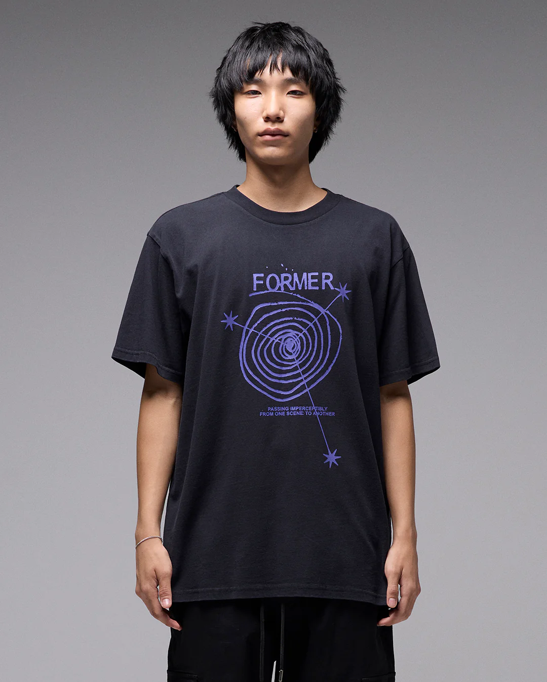 MindleShort Sleeve T-Shirt - Washed Black
