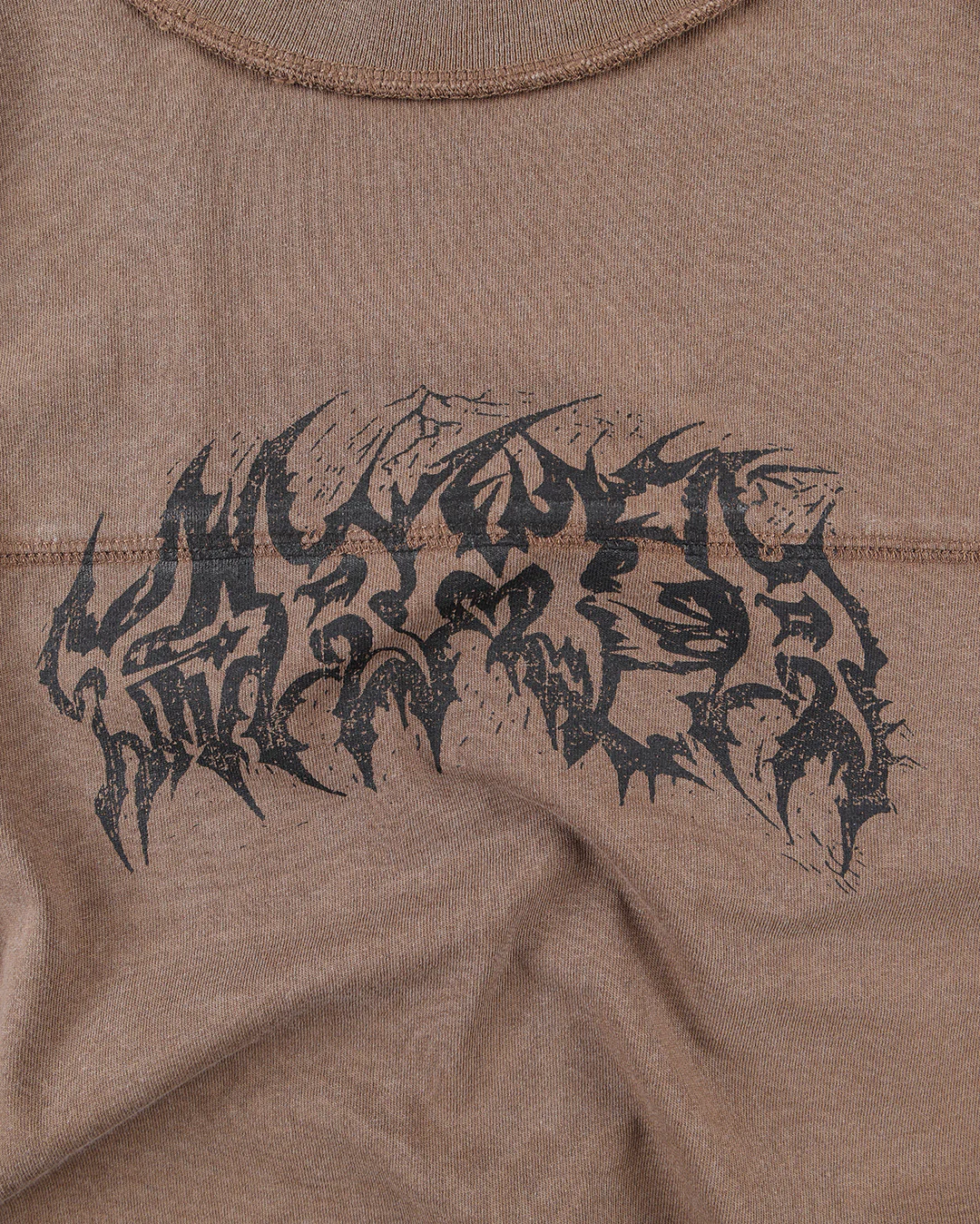 Praise T-Shirt - Washed Choc - Image 3