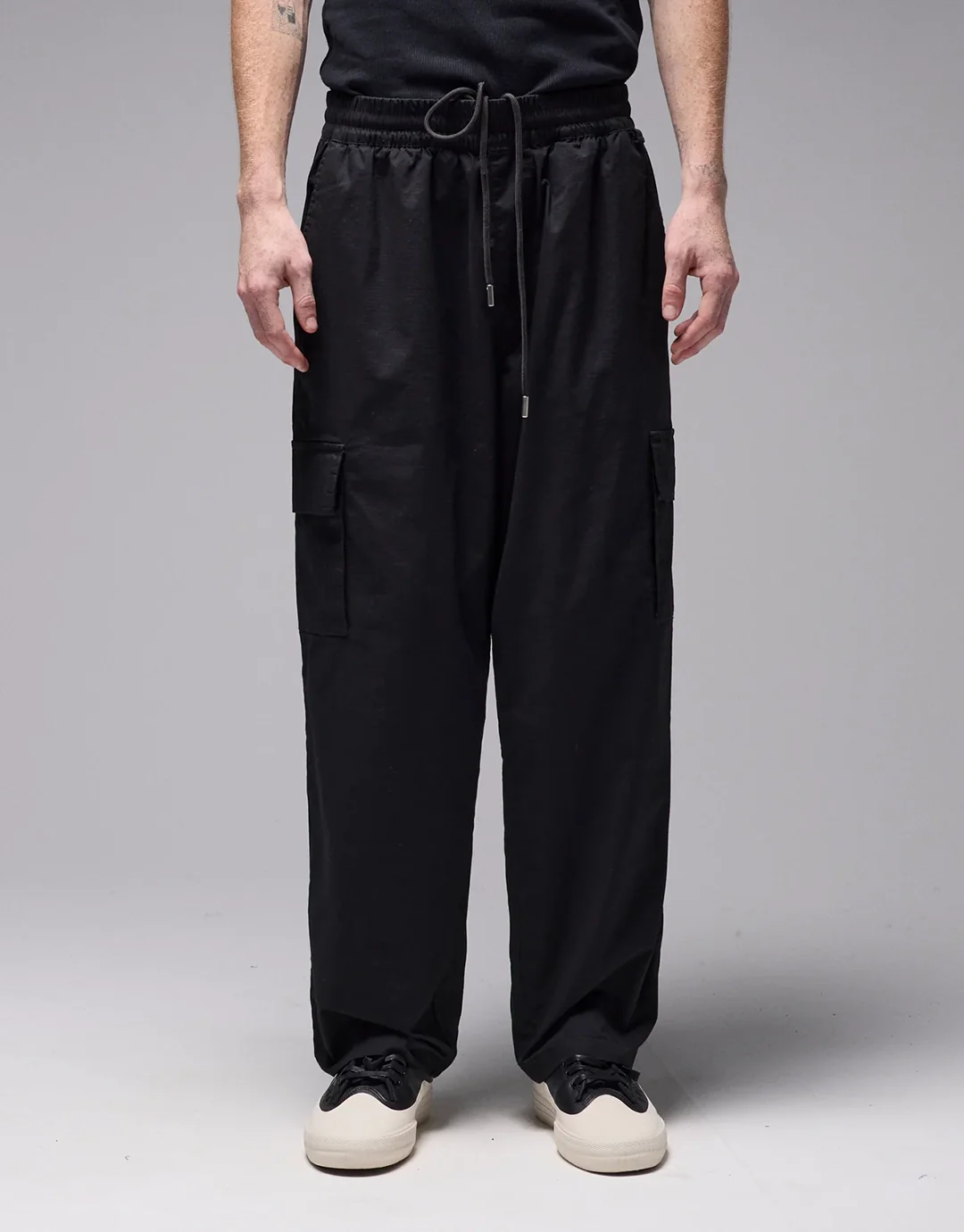 Prayer Cargo Pants - Black - Image 2