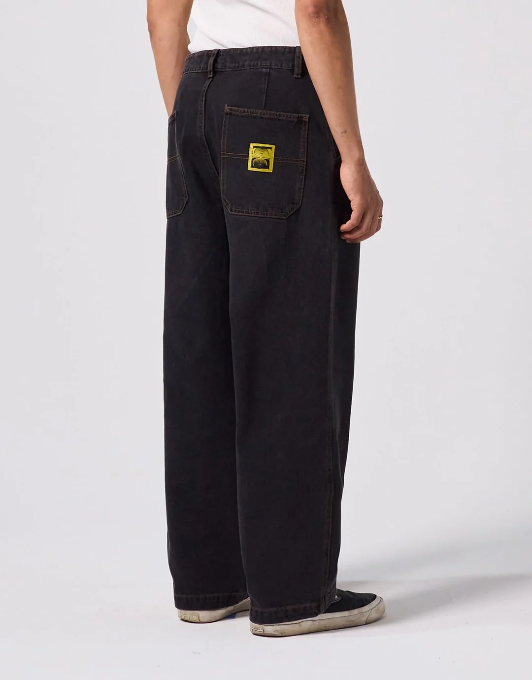 Reynolds Denim Pants - Washed Black - Image 3