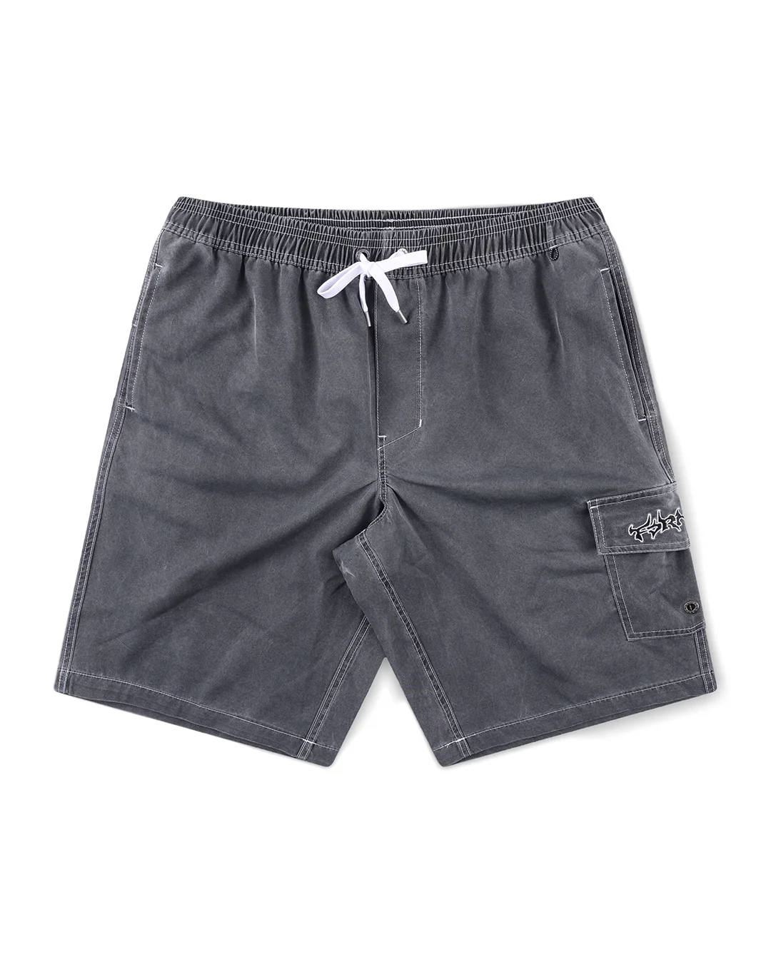 Swans Cargo 21" Swim Shorts - Black - Image 8