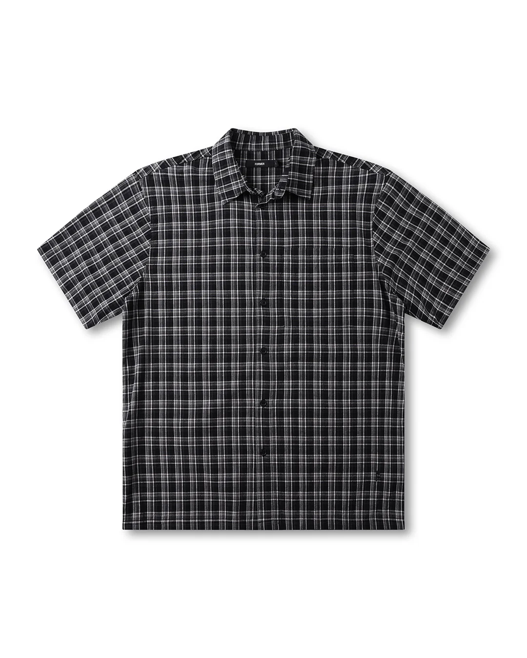 Vivian Praise Check Short Sleeve Shirt - Black - Image 6