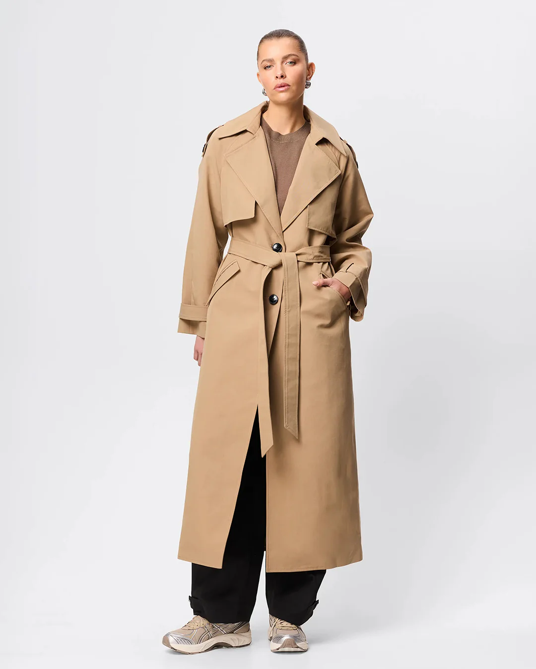 Franklin Trench Coat - Sand