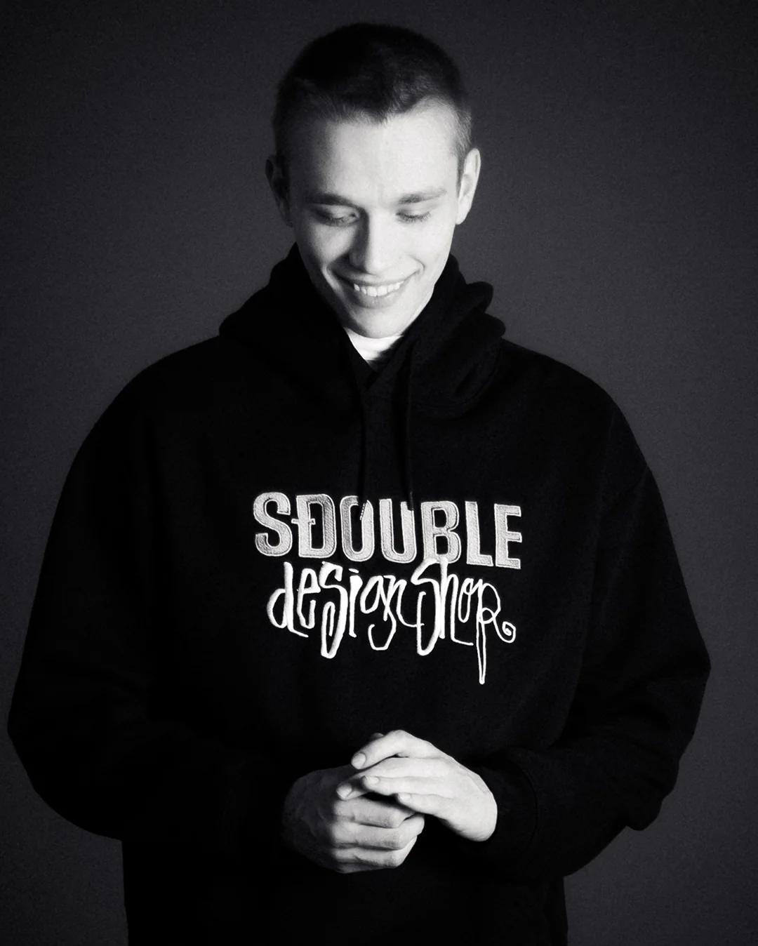 Funky Design Shop Hoodie - Black - Image 3