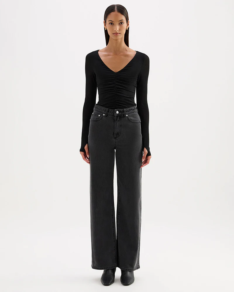 Gigi Mesh Top - Black