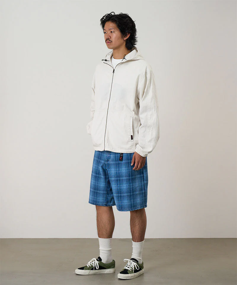 Lagoon Denim Plaid Shorts - Indigo Checkered Plaid - Image 9