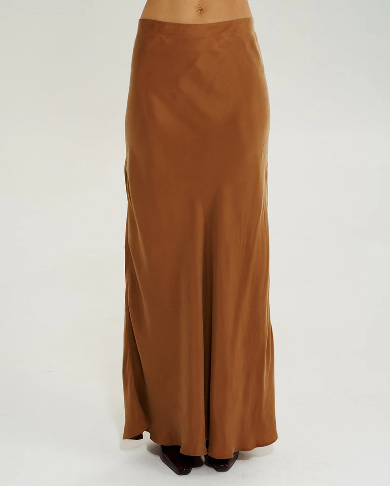 Heidi Maxi Skirt - Toffee - Image 2