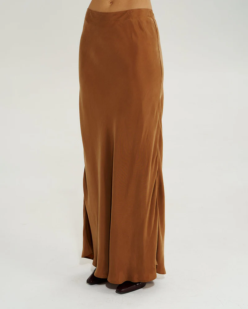 Heidi Maxi Skirt - Toffee - Image 3