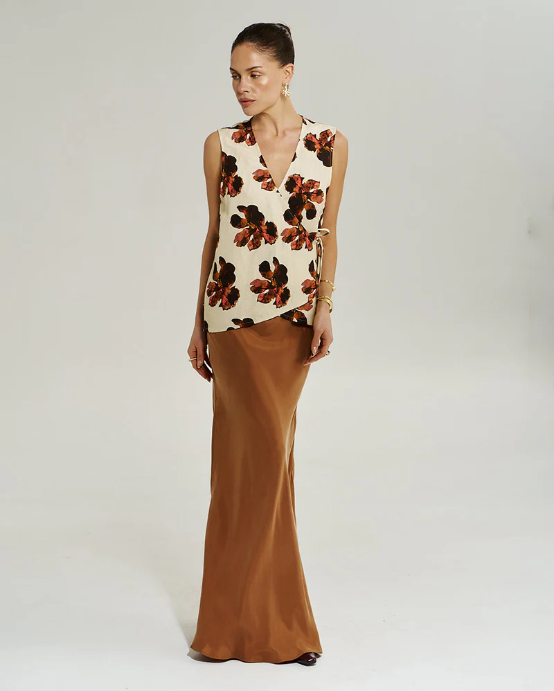 Heidi Maxi Skirt - Toffee - Image 5