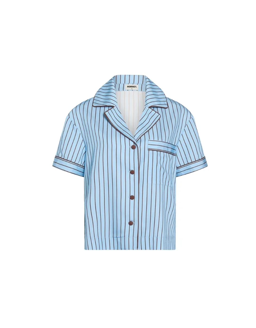 Short Sleeve Sleep Shirt - Iced Chocolate - Image 5
