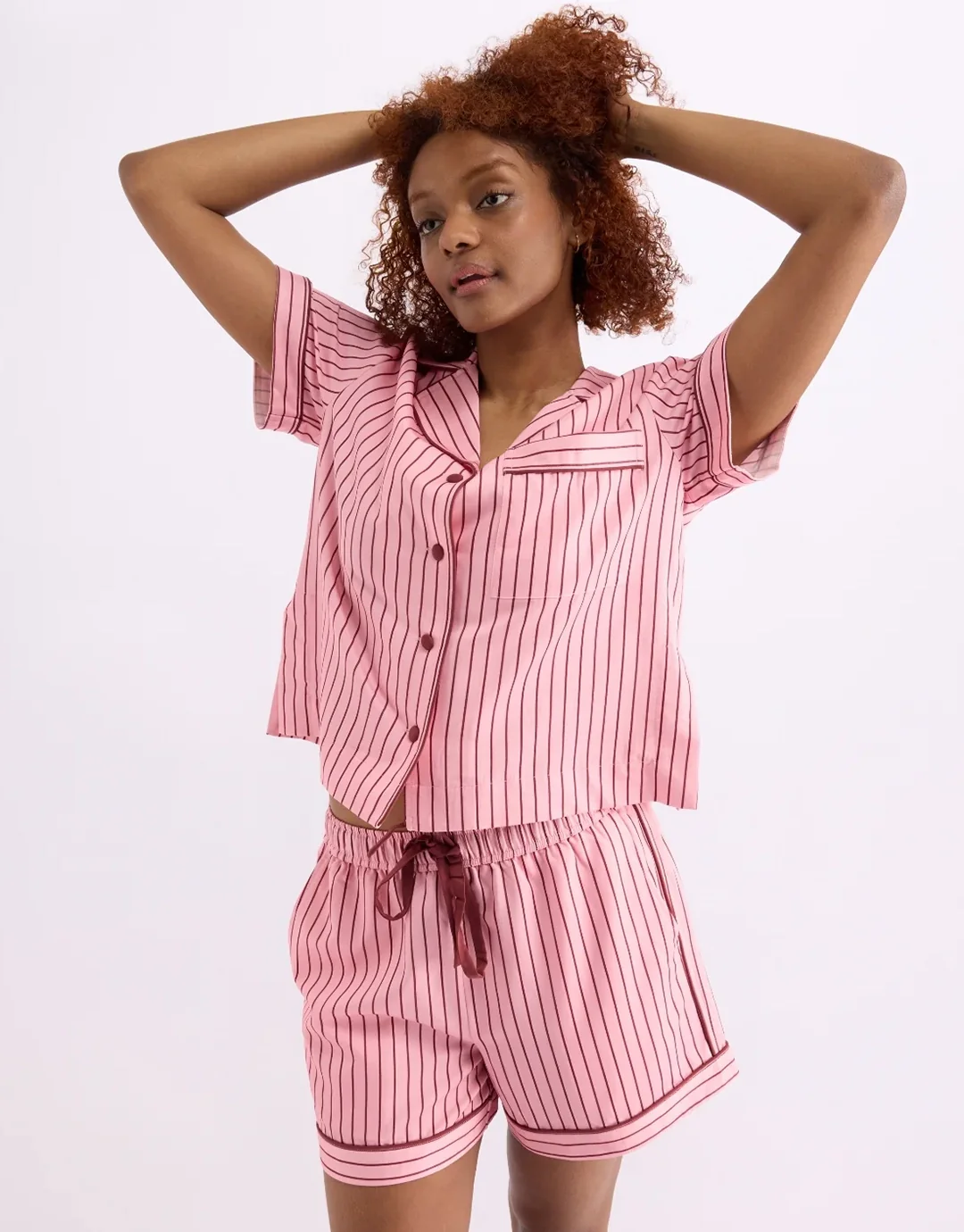 Short Sleeve Sleep Shirt - Rocky Road - Image 2