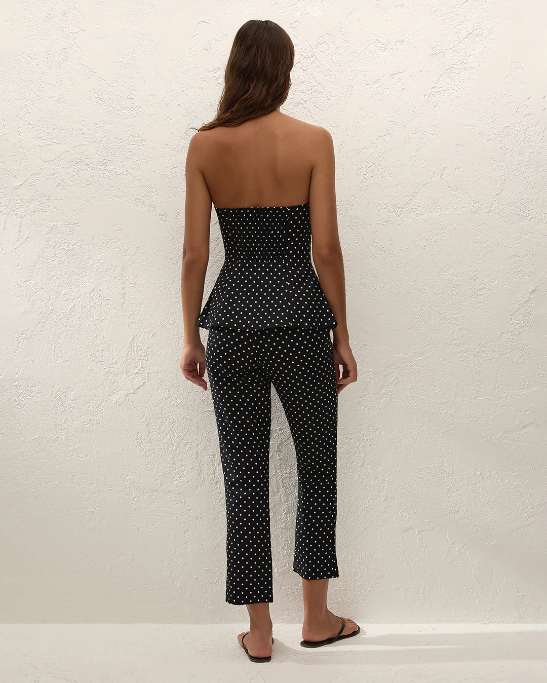 Iria Capri Pant - Lola Polka Dot - Black/Cream - Image 4