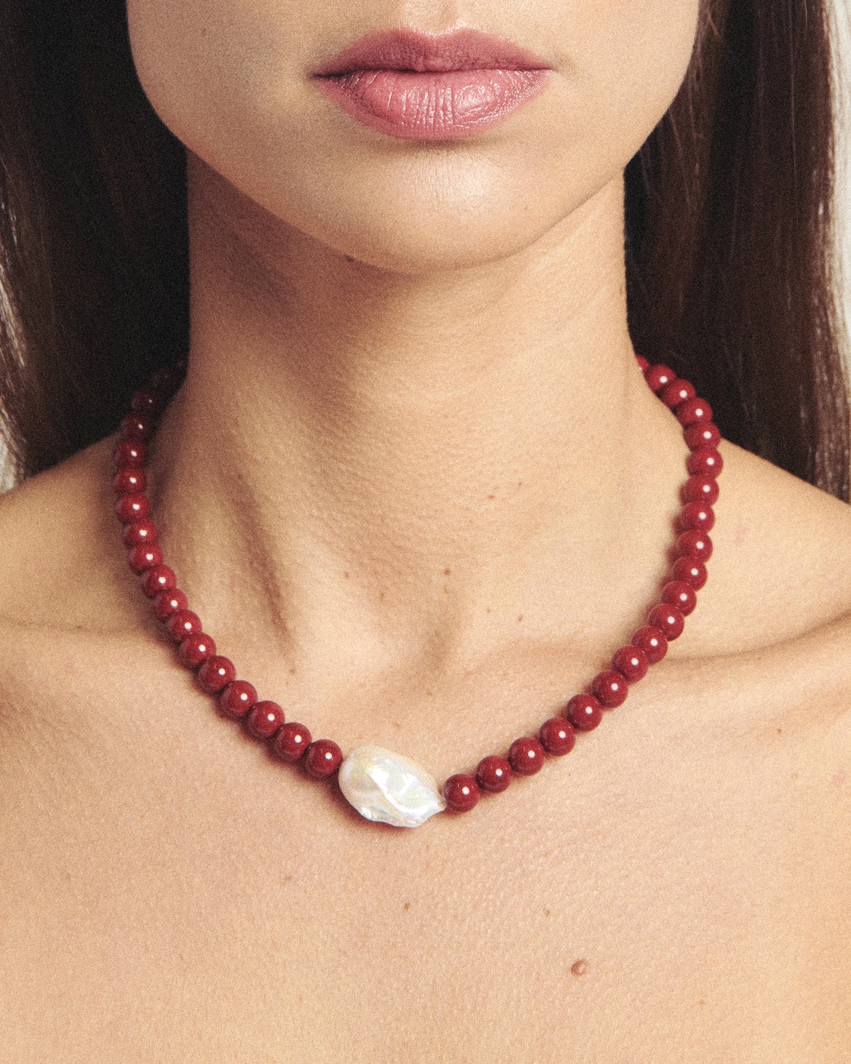 Isabella Necklace - Brown - Image 3