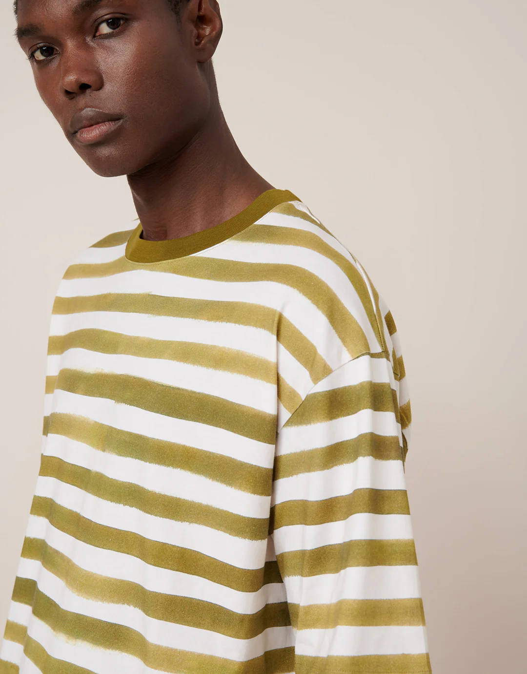 Box T-Shirt - Brushstroke Stripe - Image 5
