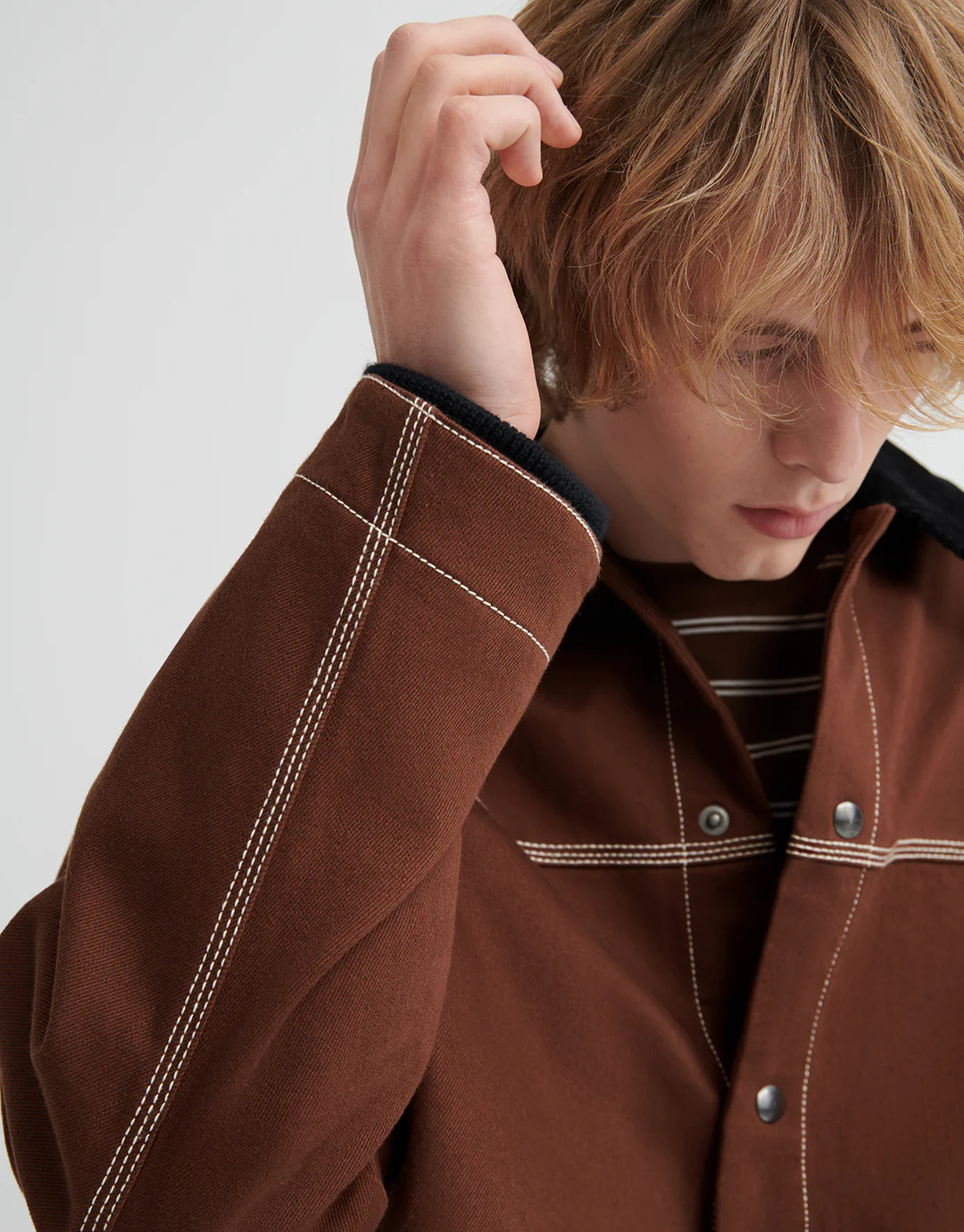 Craft Jacket - Brown Denim - Image 3