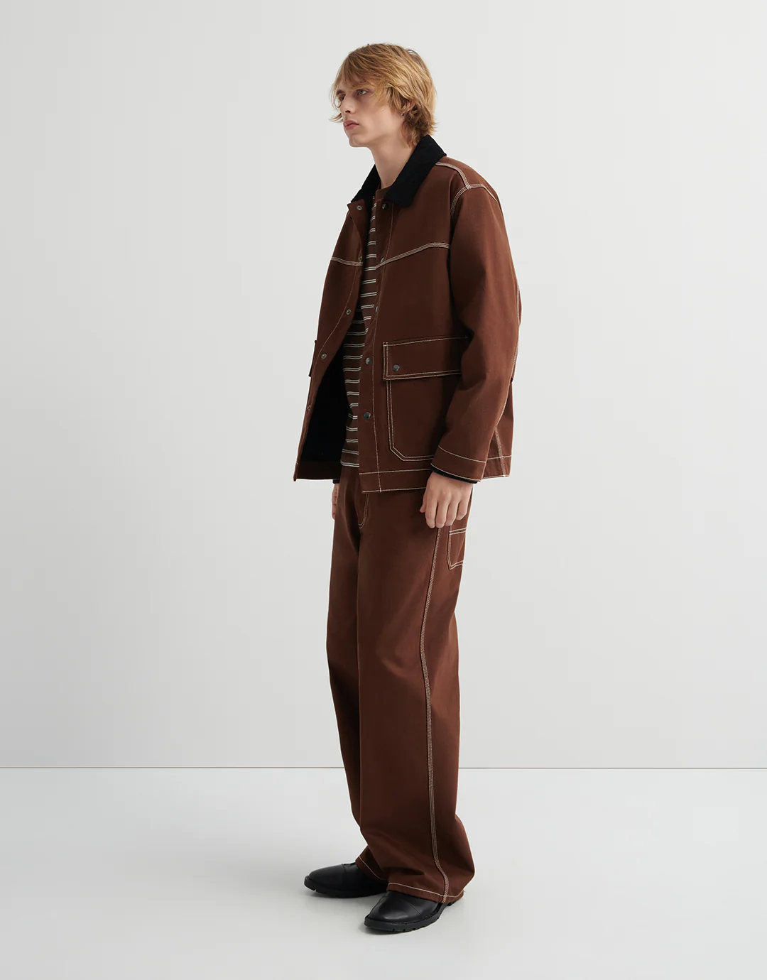 Craft Jacket - Brown Denim - Image 5