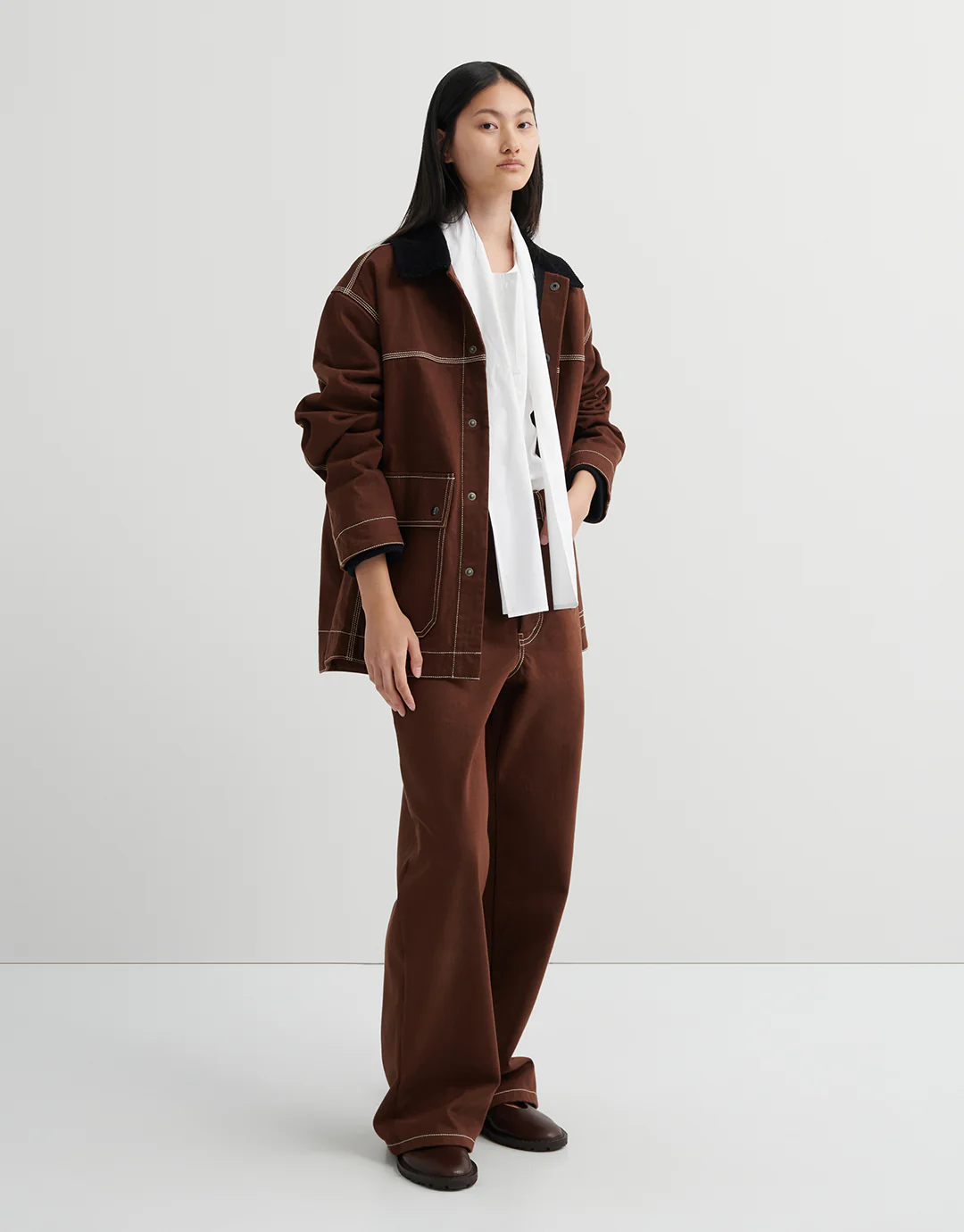 Craft Jacket - Brown Denim - Image 9