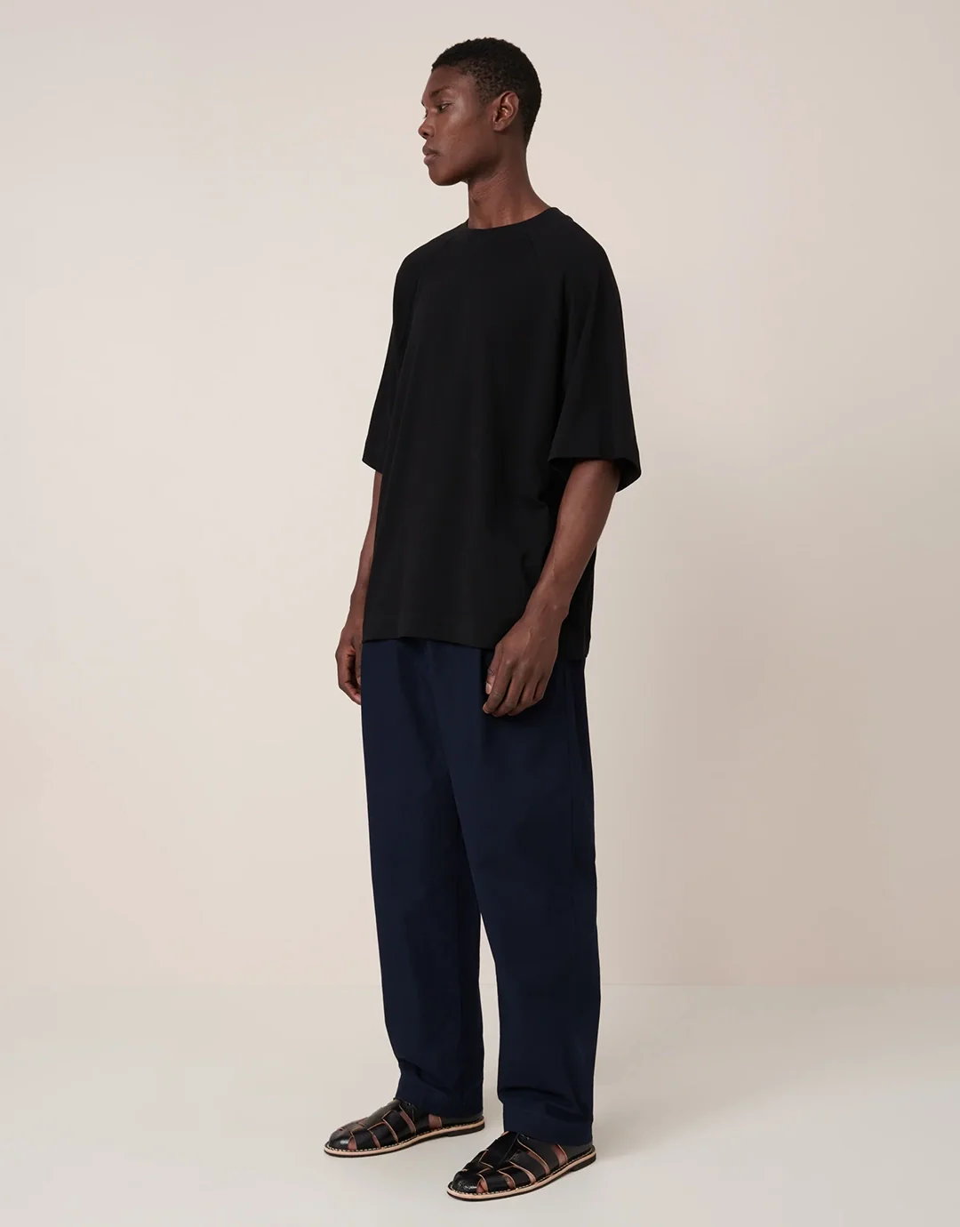 Diagonal T-Shirt - Black - Image 3