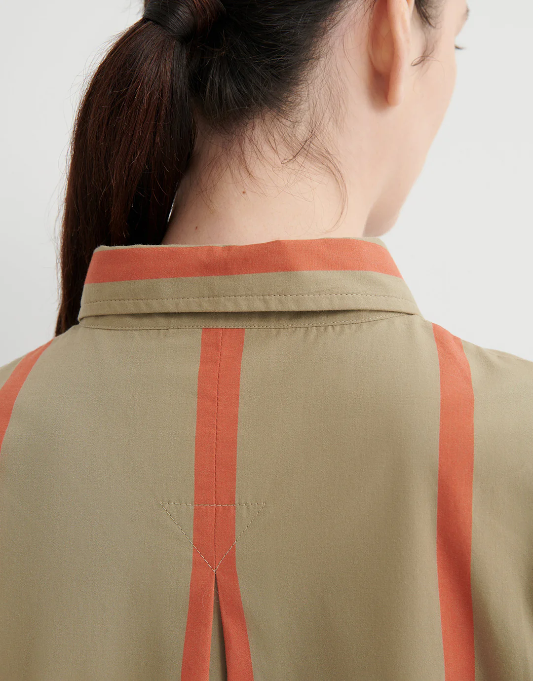Maker Long Sleeve Shirt - Nasturtium Stripe - Image 4