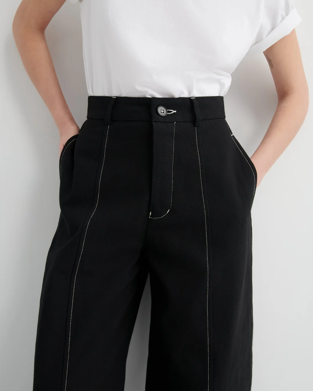 Mural Pant - Black - Image 3