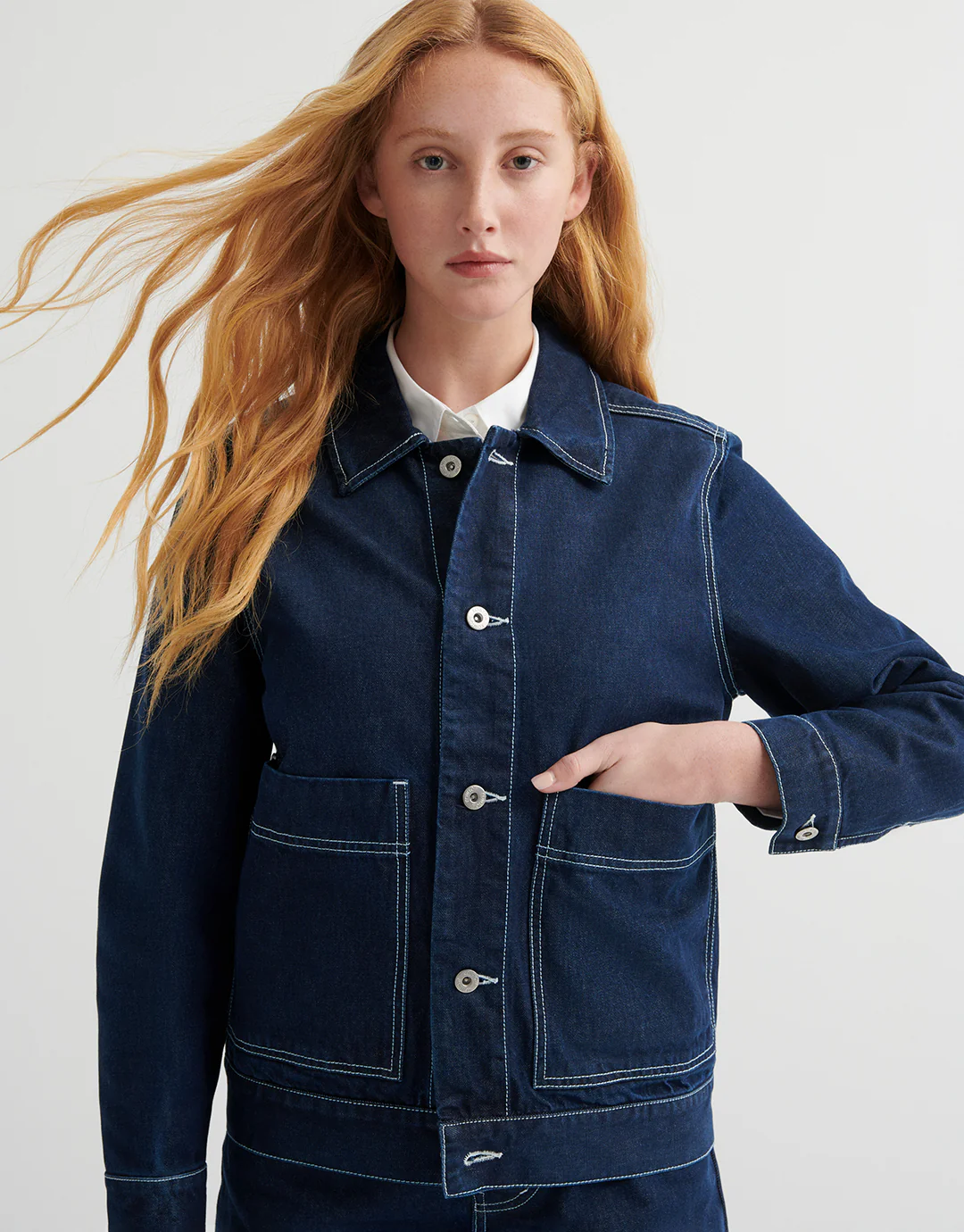 Worker Jacket - Indigo Denim