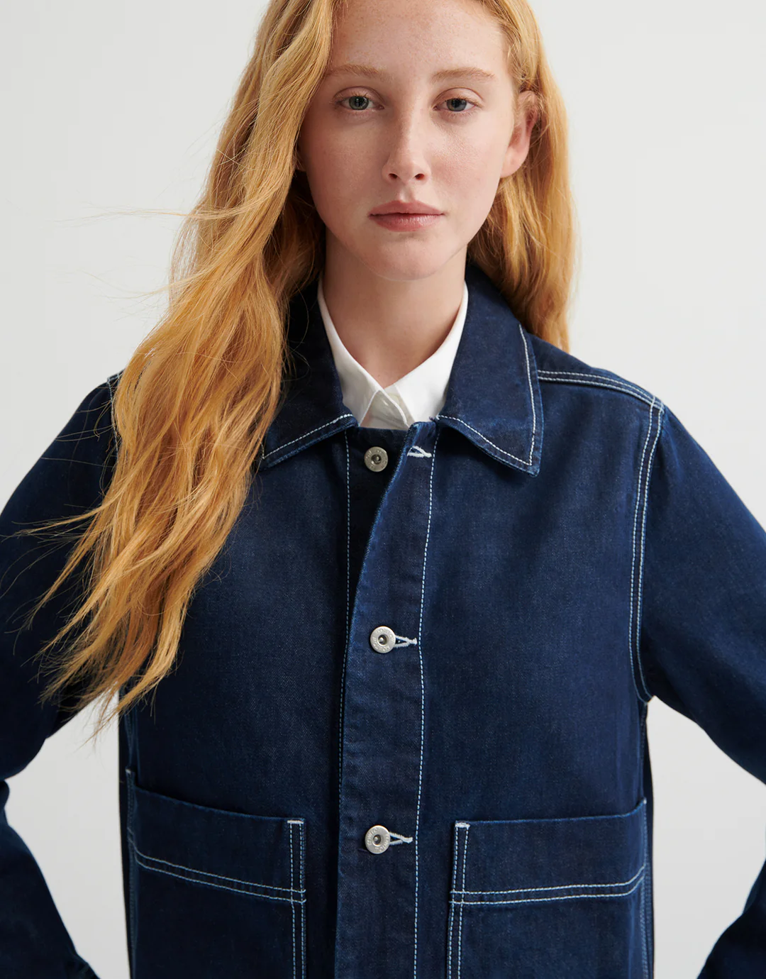 Worker Jacket - Indigo Denim - Image 2