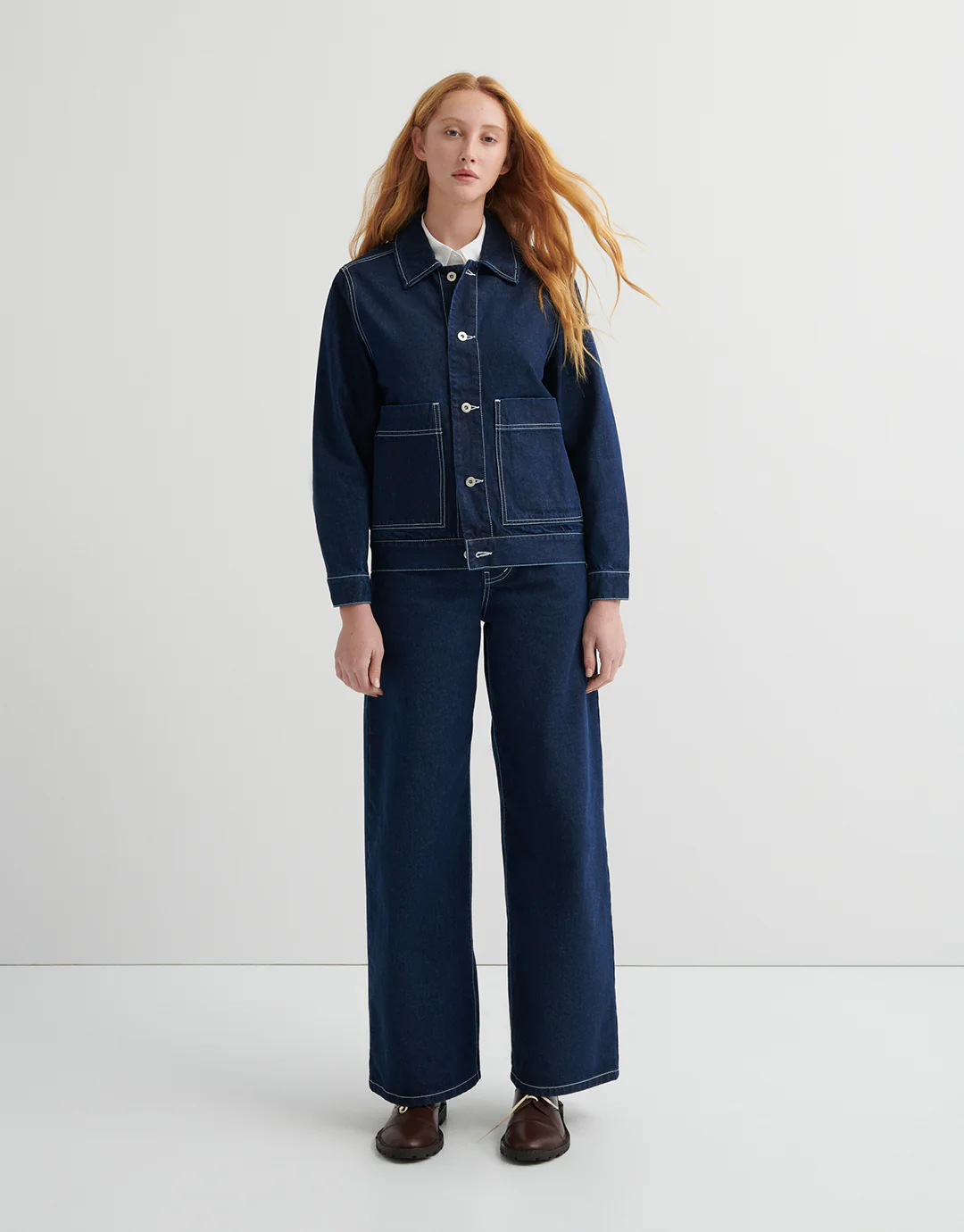 Worker Jacket - Indigo Denim - Image 3