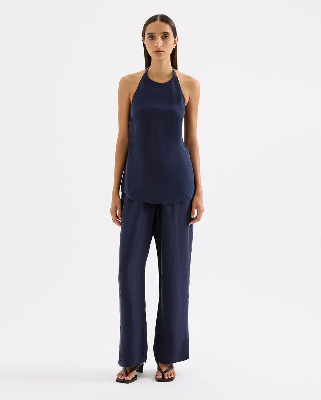 Linnea Cupro Pant - Ink