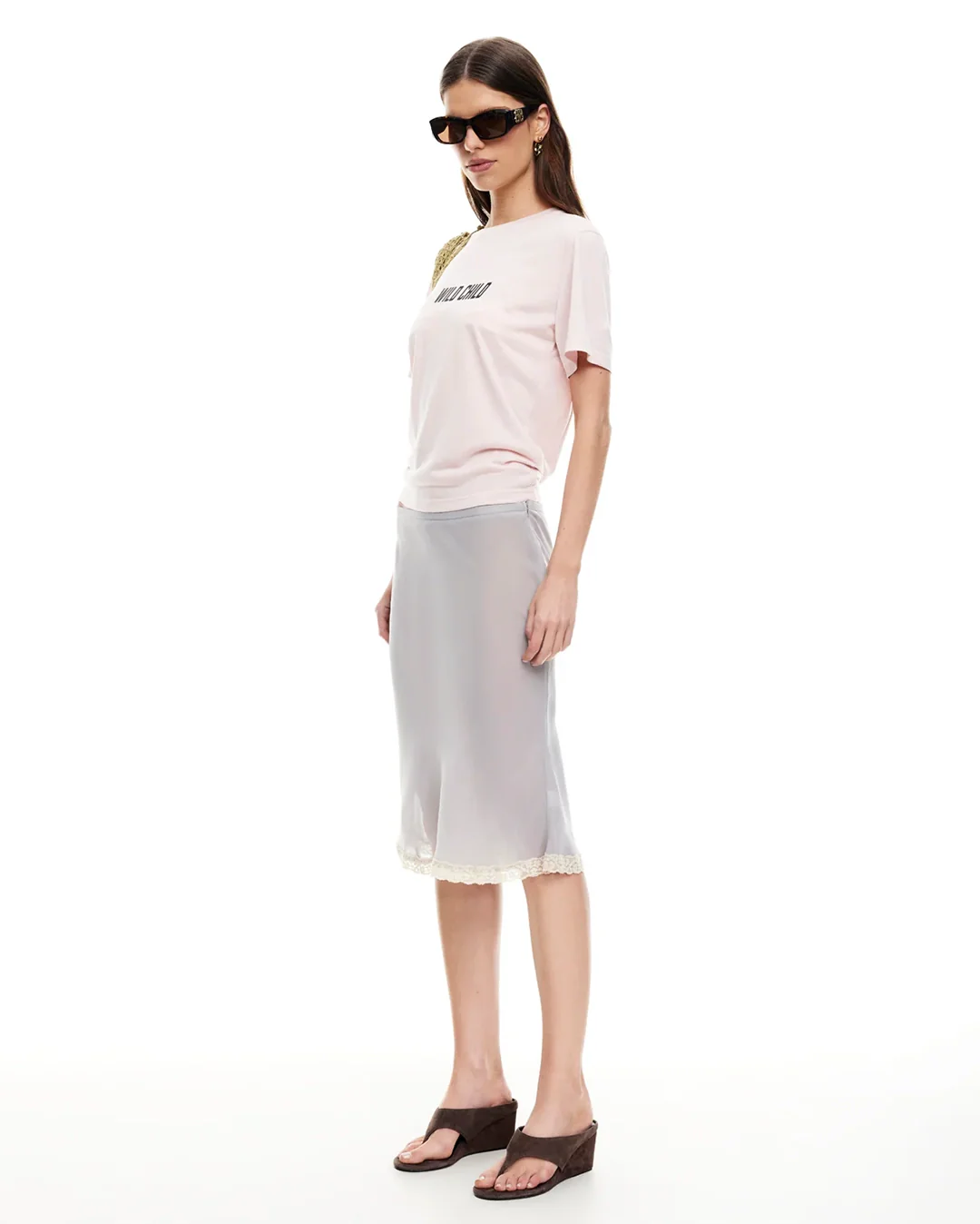 Shoreline Midi Skirt - Ash
