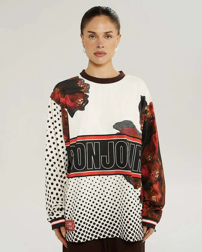 Long Sleeve Racer Tee - Chocolat Choux