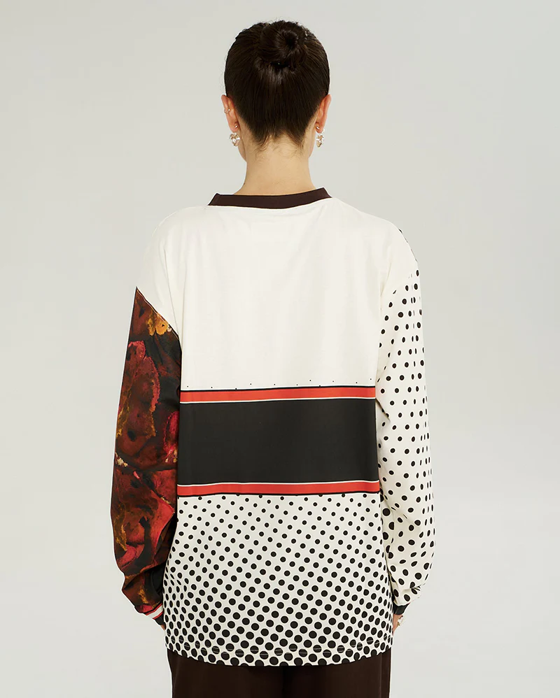 Long Sleeve Racer Tee - Chocolat Choux - Image 3