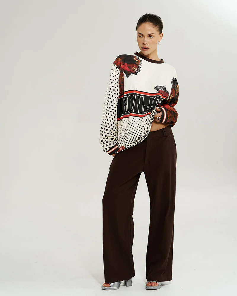 Long Sleeve Racer Tee - Chocolat Choux - Image 4