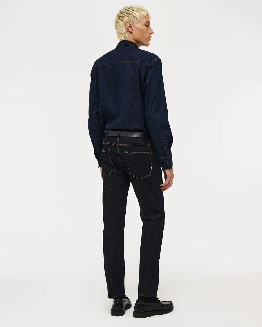 Lou Slim Straight Crudo - Indigo - Image 3