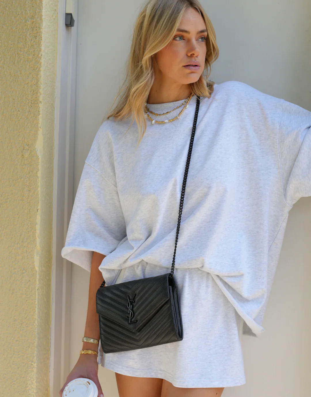 The Maya Mini Skirt - Grey - Image 4