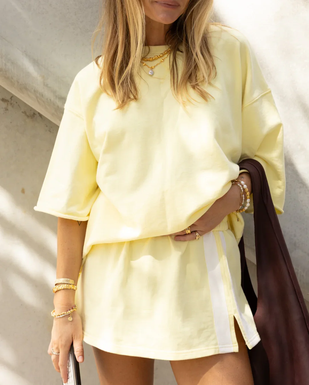 The Maya Mini Skirt - Lemon - Image 2