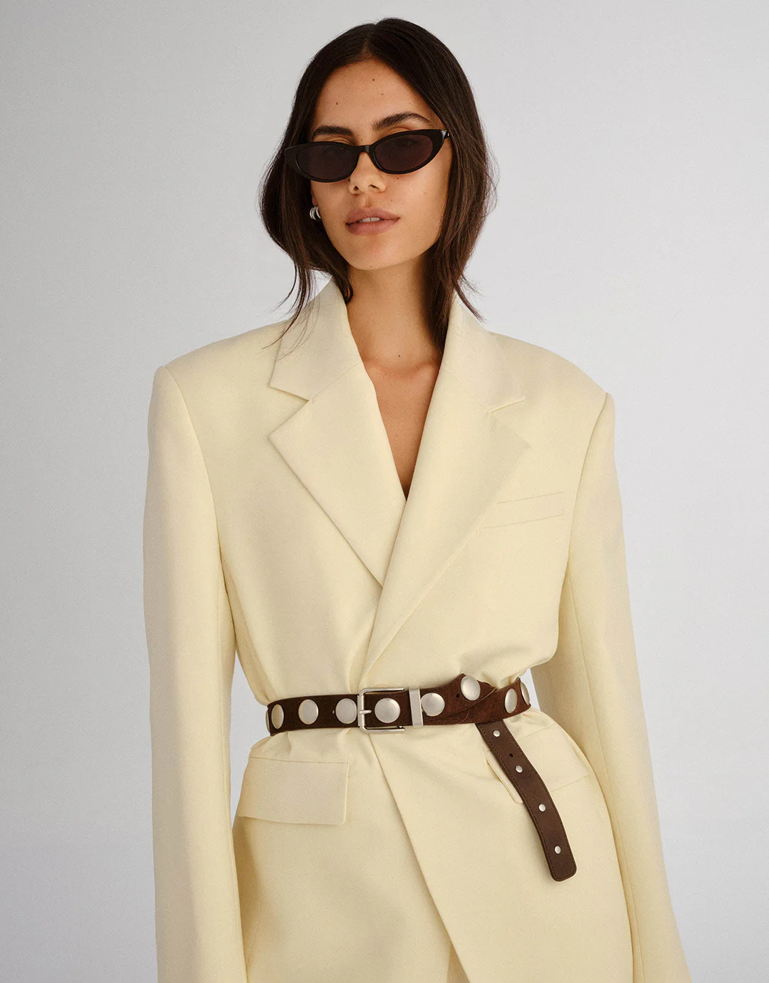 The Blair Sunglasses - Black - Image 4
