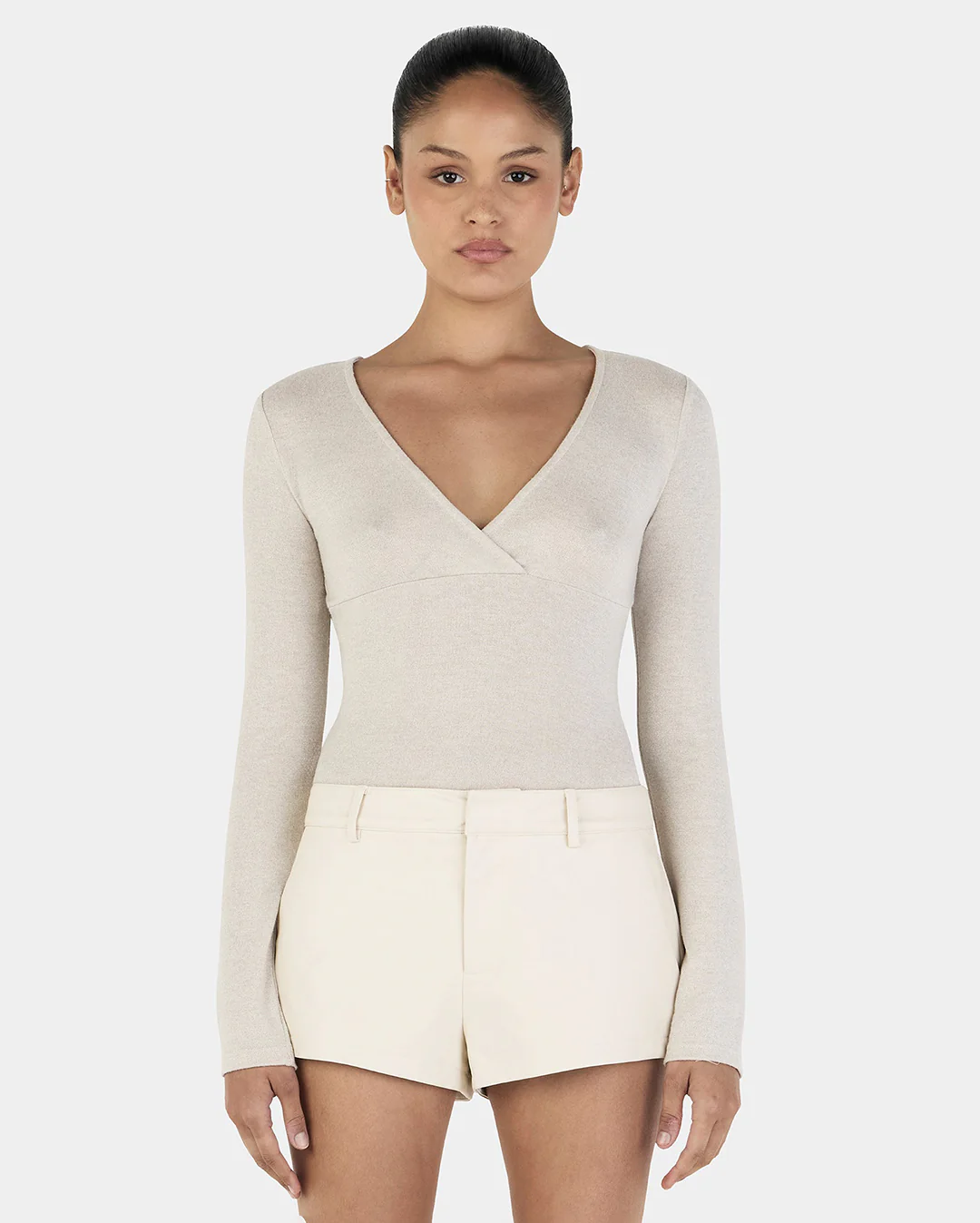 Lyra Long Sleeve Top - Cream