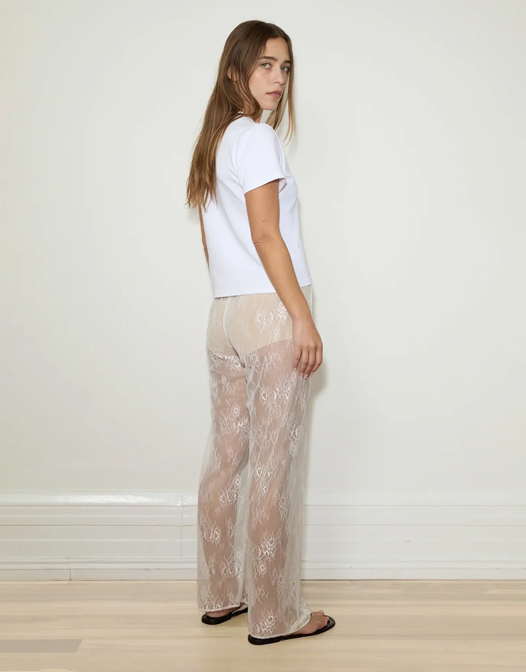 Lace Pants - Optic White - Image 2