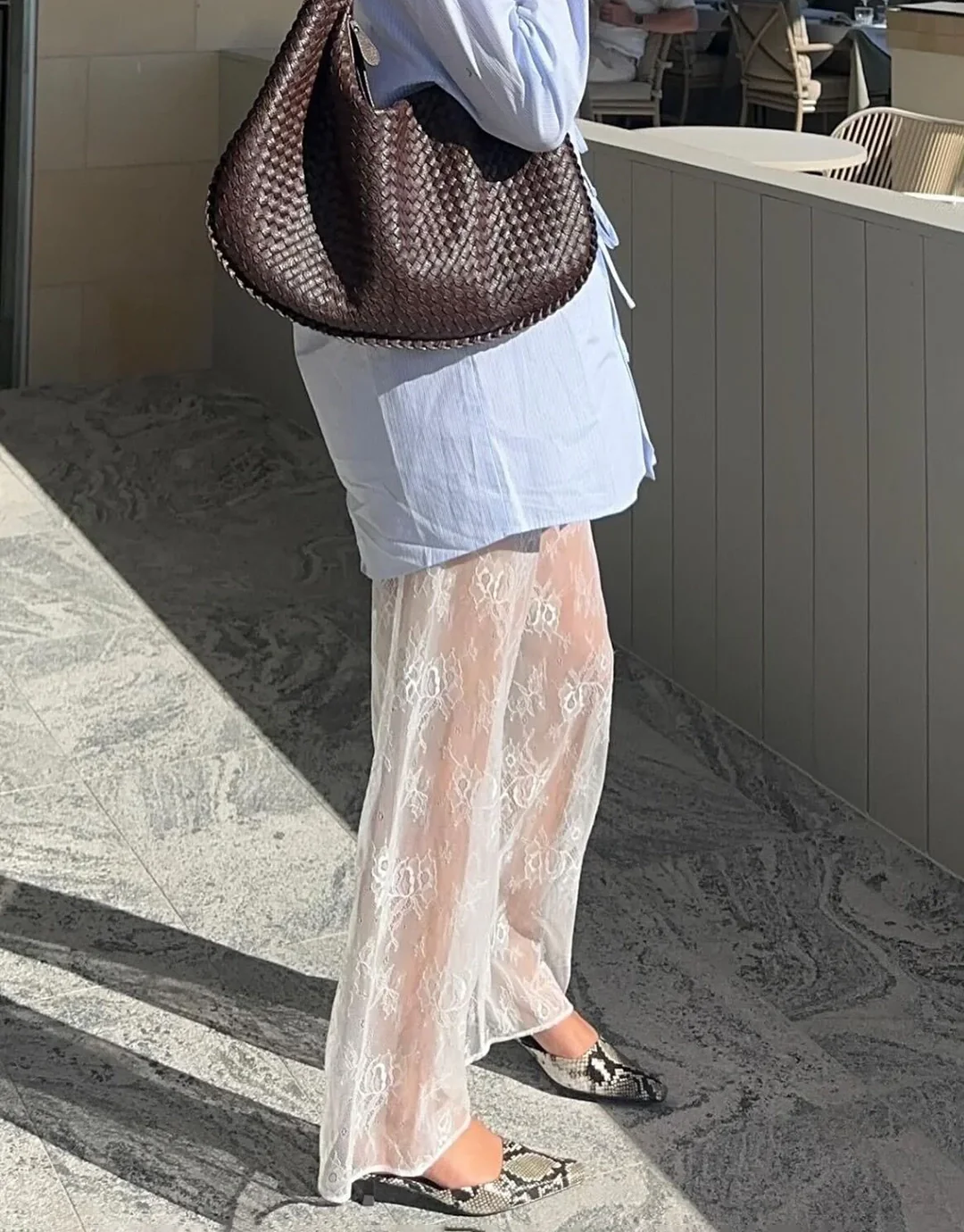 Lace Pants - Optic White - Image 3