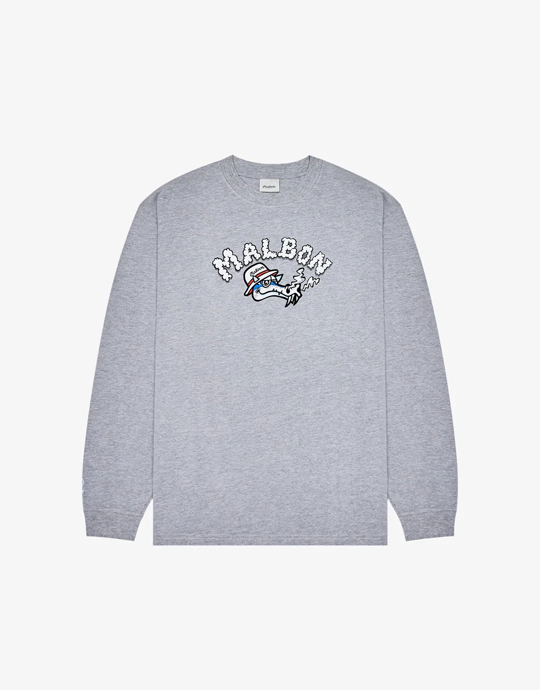 Gorse Dragon Long Sleeve T-Shirt - Athletic Heather Grey - Image 4