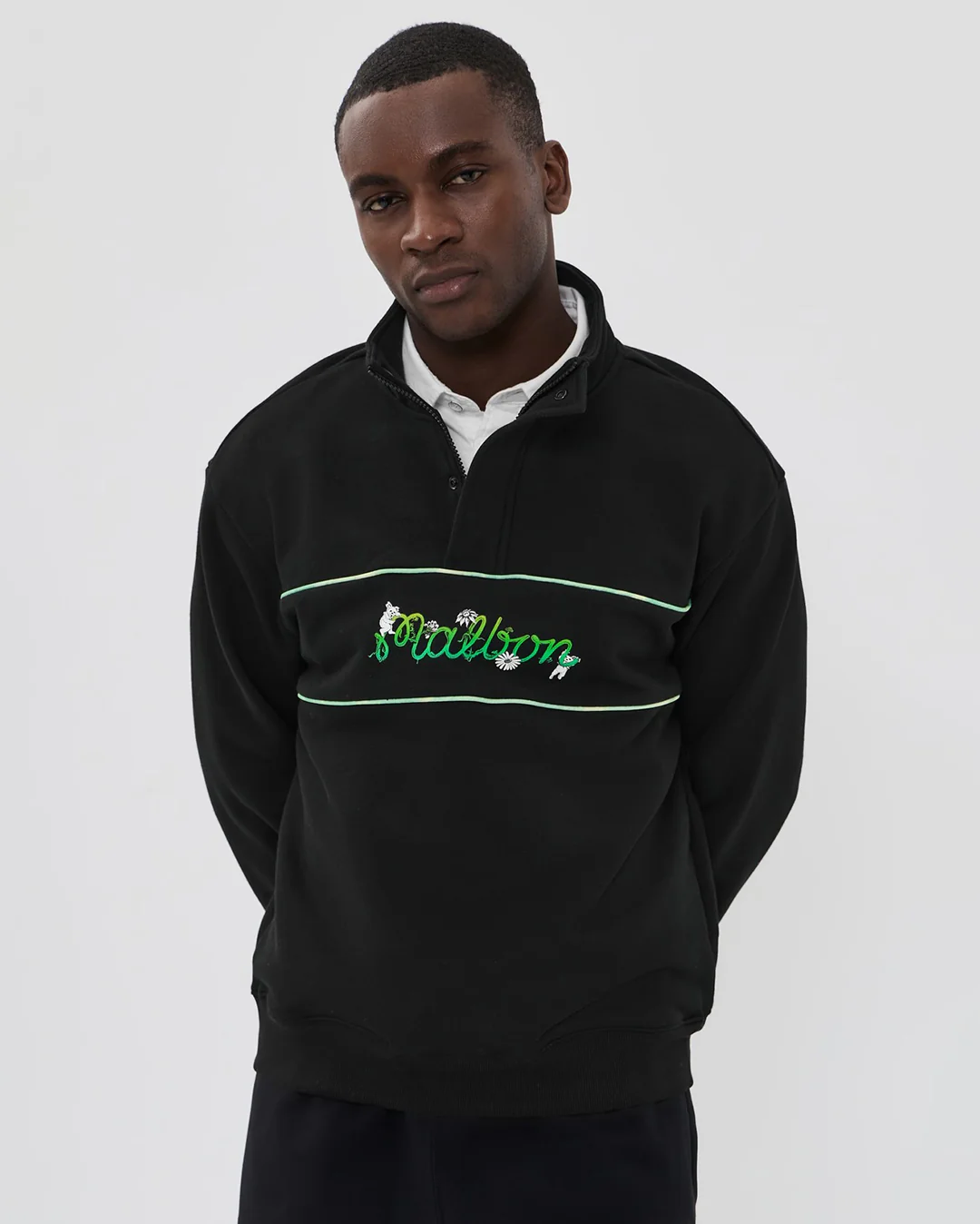Grateful Dead Collegiate Sweatshirt - Black