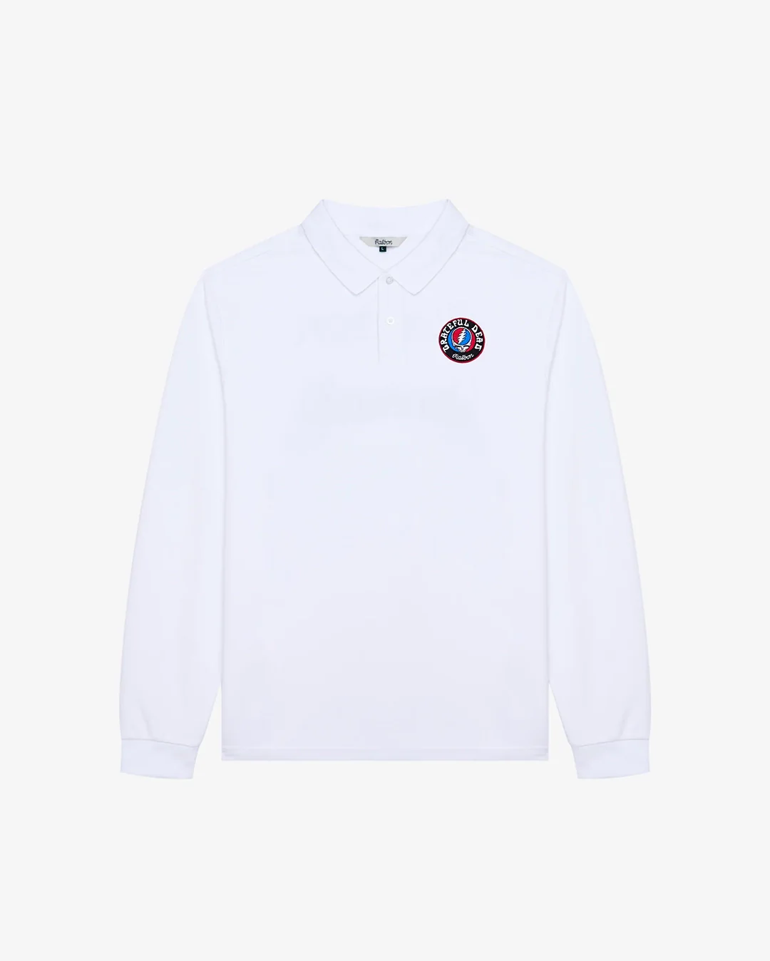 Grateful Dead Stealie Polo - White - Image 4