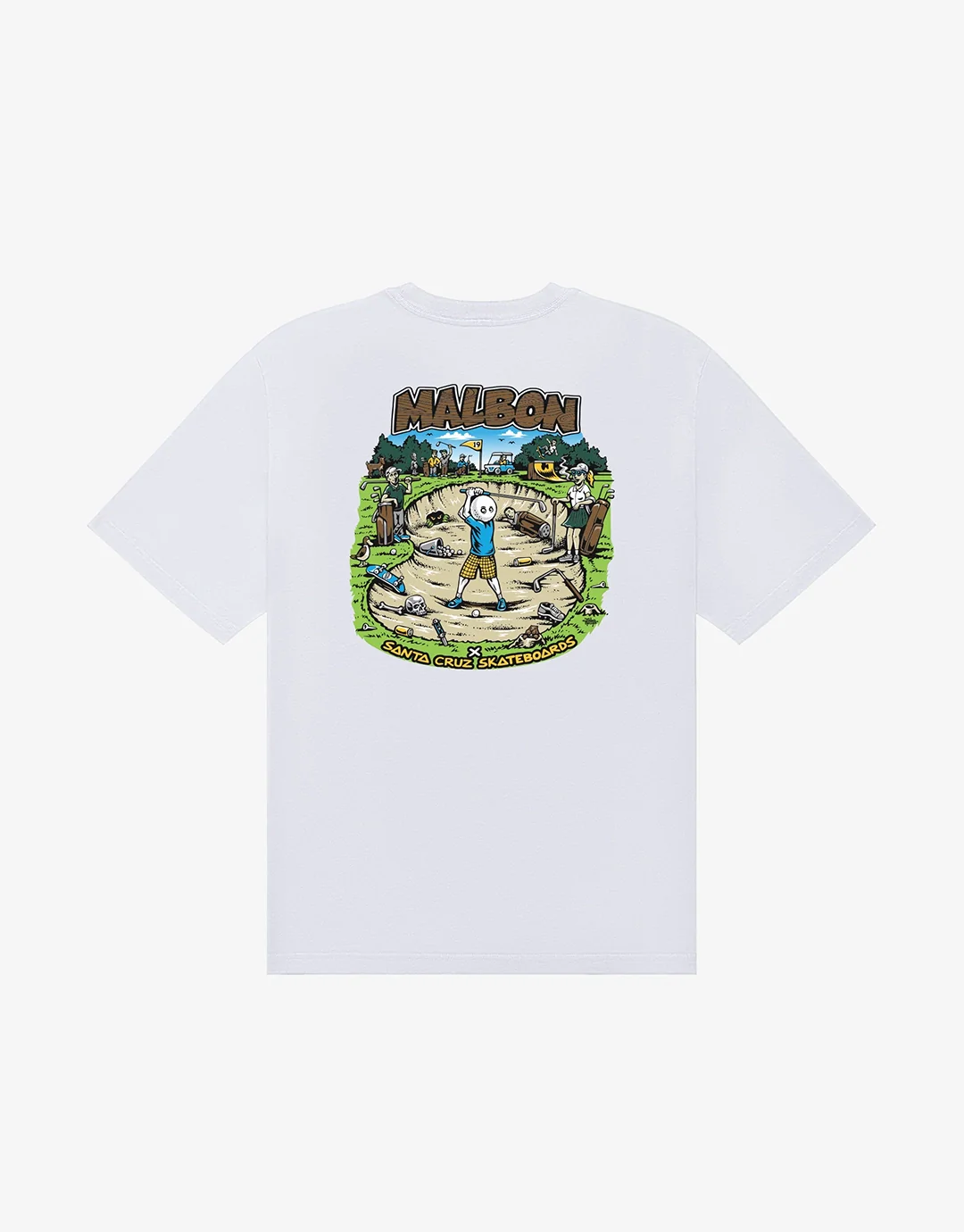 Bermuda Bunker Tee - White - Image 3
