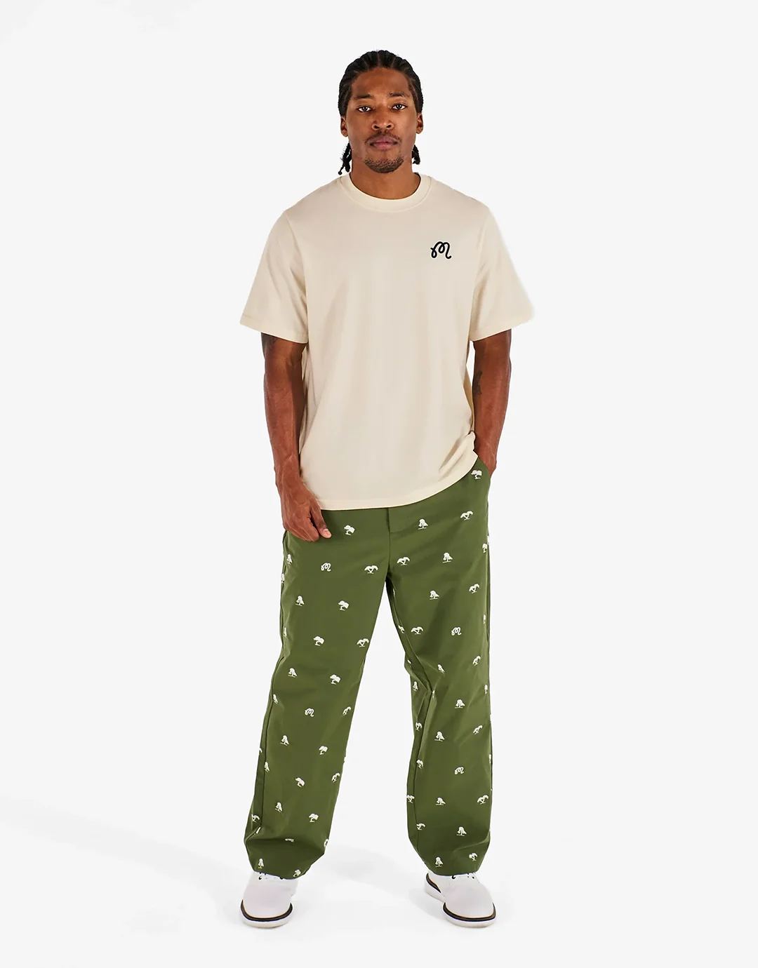 Torrey Pines Bermuda Eagle T-Shirt - Egret - Image 3